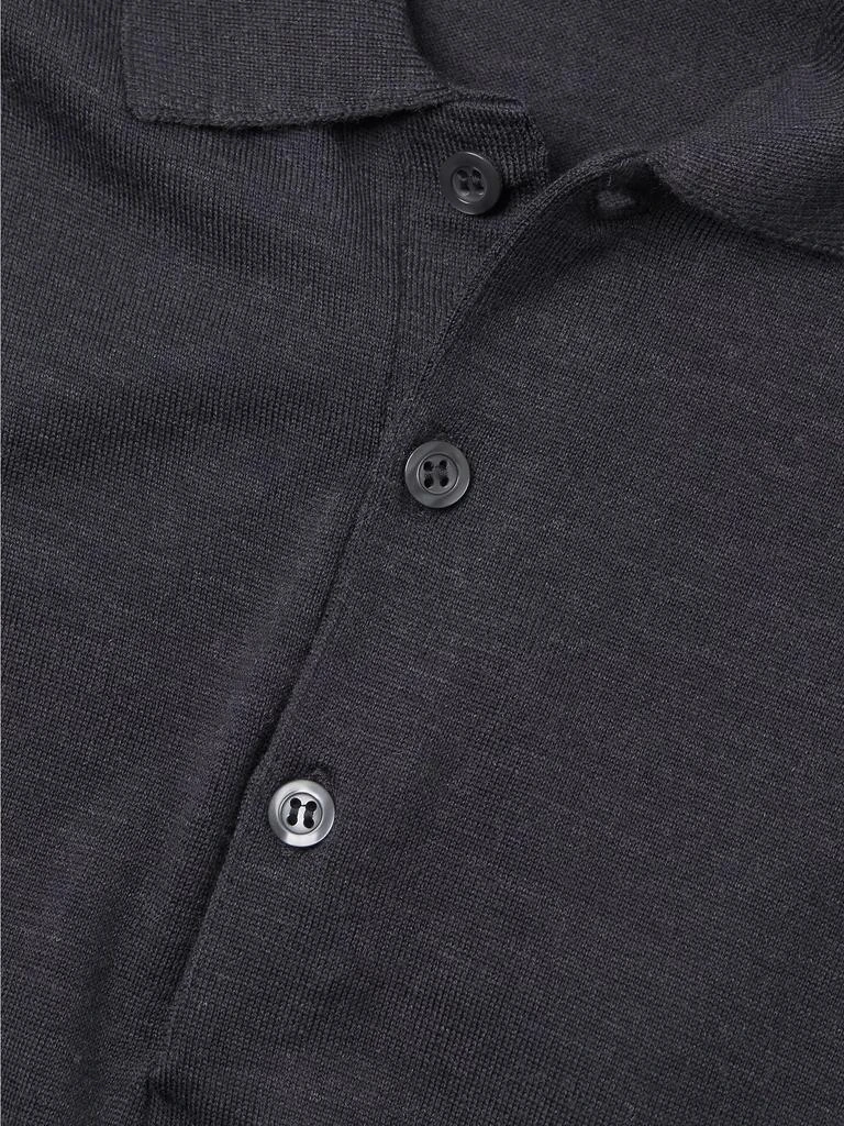 John Smedley Cotswold Merino Wool Polo Shirt 6