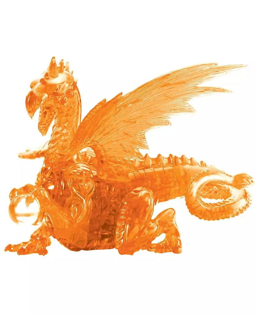 BePuzzled 3D Crystal Puzzle - Dragon Orange - 56 Piece 1