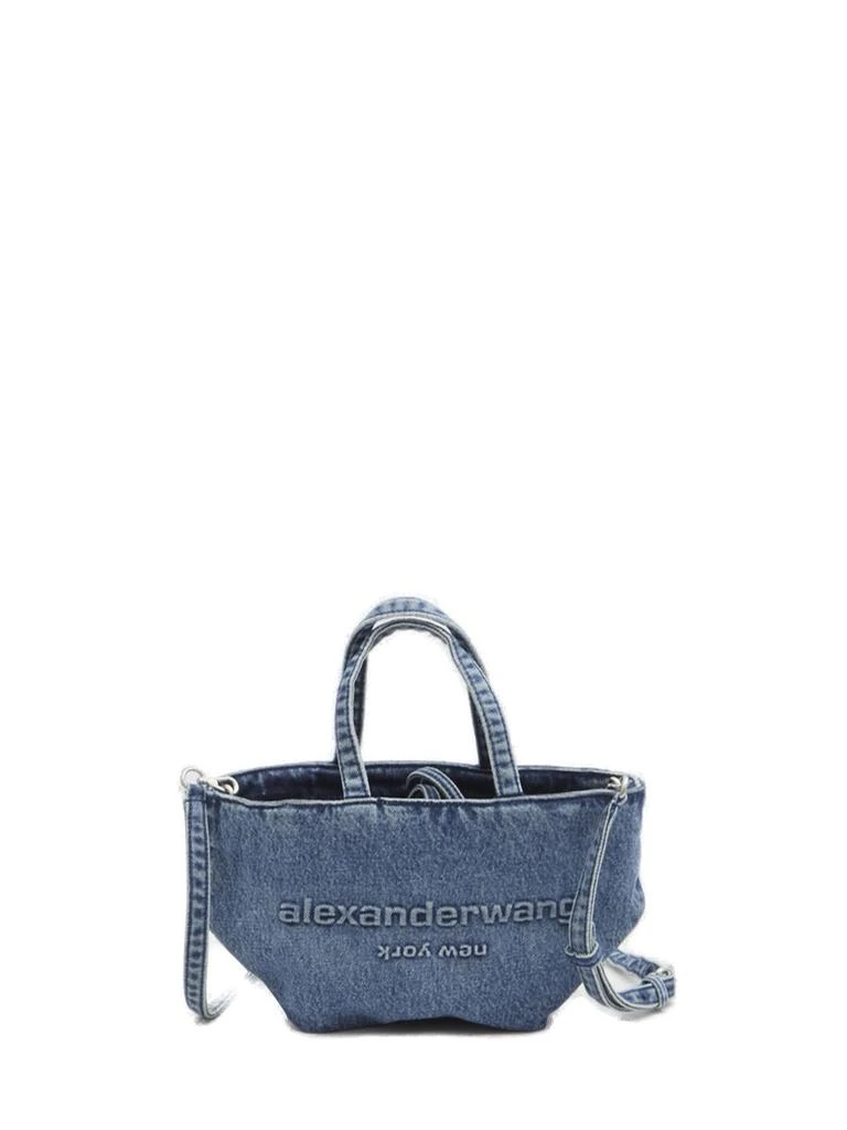 Alexander Wang Alexander Wang Logo Embossed Small Punch Tote Bag 1