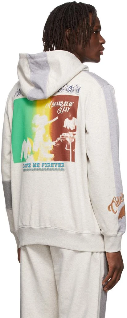 Ahluwalia &PaulSmith SSENSE Exclusive Grey Hoodie 3