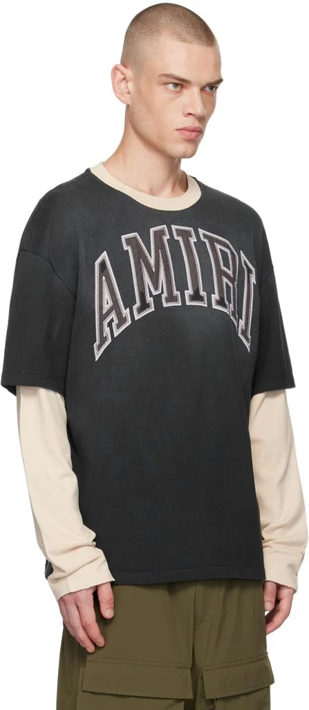 AMIRI Black & Off-White Vintage T-shirt 2