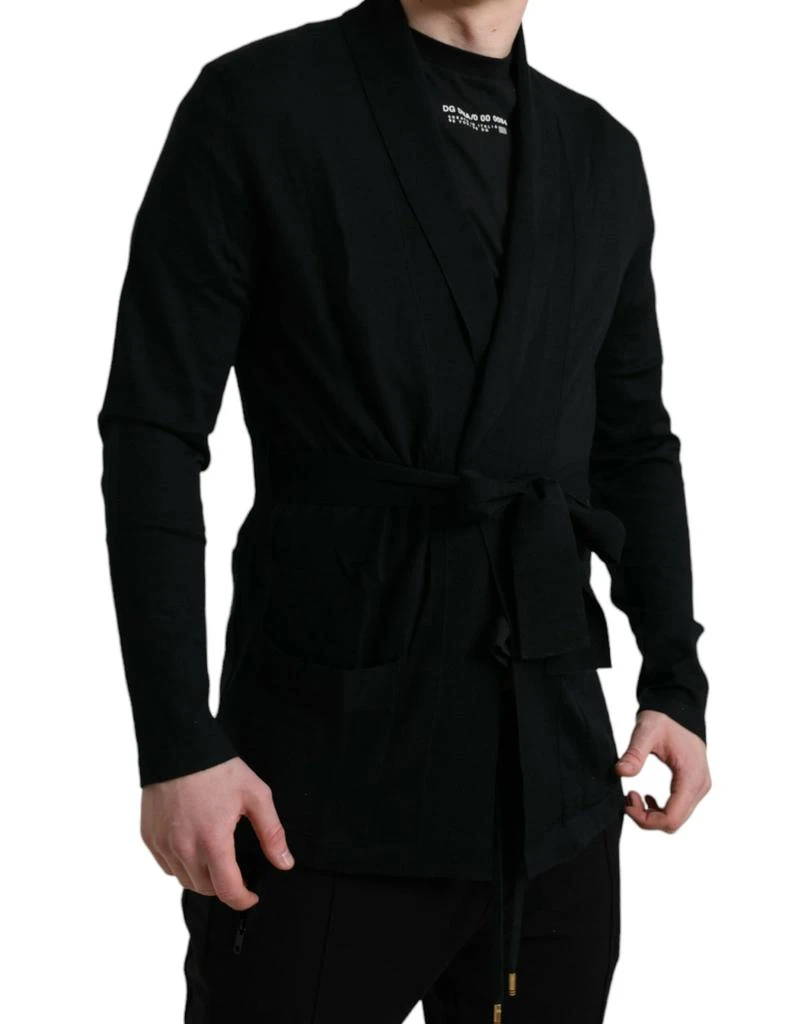 Dolce 
Gabbana Cashmere Long Sleeves Belted Wrap Men
s Robe 2