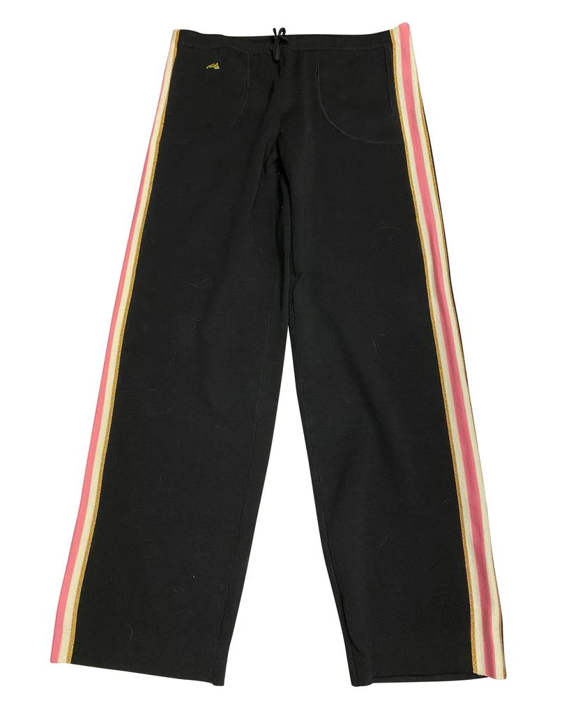 Bella Freud Wool Pants in Black Cotton 3
