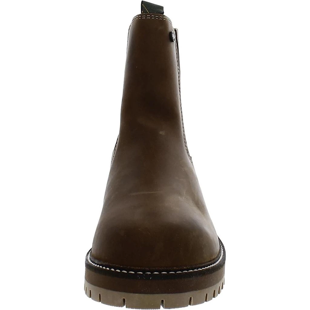 Barbour Joelle Womens Leather Faux Fur Lined Chelsea Boots 3