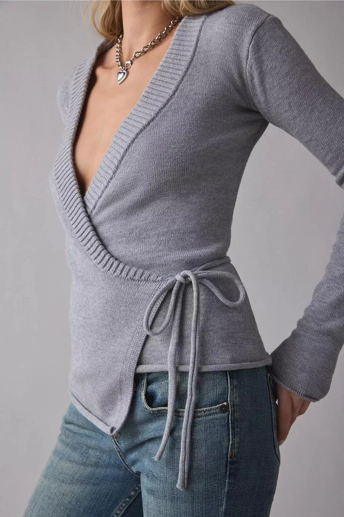 Frankies Bikinis Frankies Bikinis Angel Baby Cloud Cover Knit Wrap Sweater 4