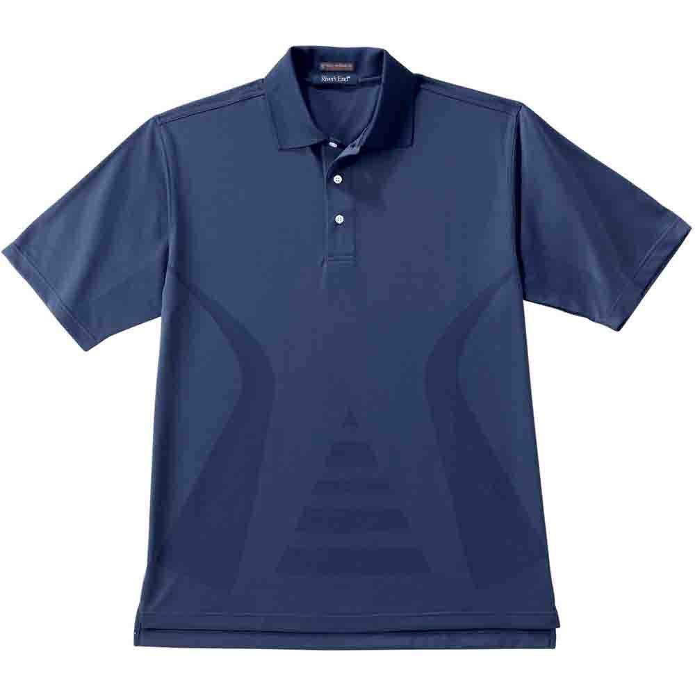 River's End UPF 30+ Body Map Short Sleeve Polo Shirt