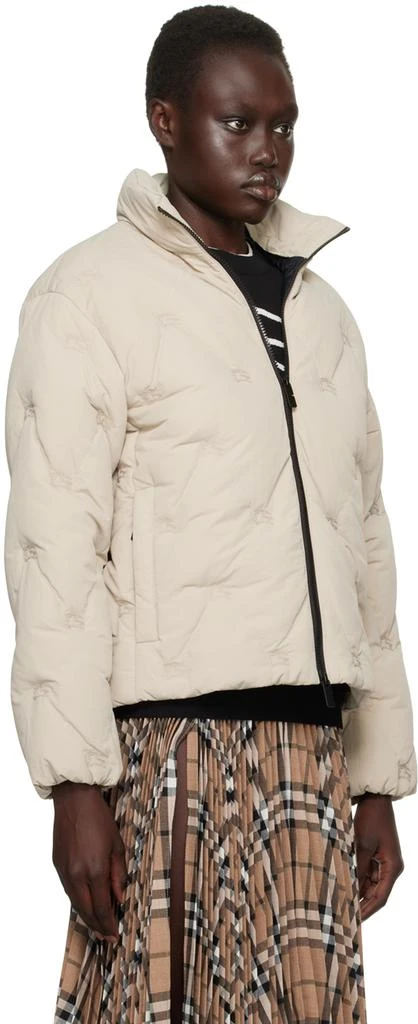 Burberry Beige EKD Nylon Down Puffer Jacket 2