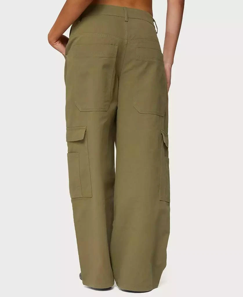 Edikted Women
s Jadah Low Rise Baggy Cargo Pants 2