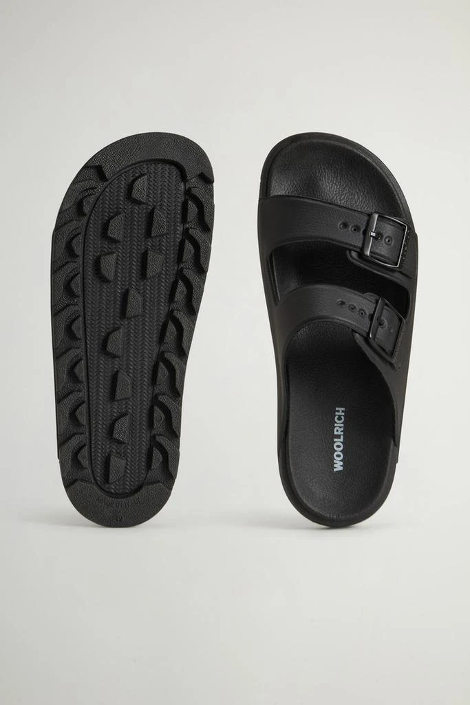 Woolrich Double-Band Rubber Sandals - Men - Black 4