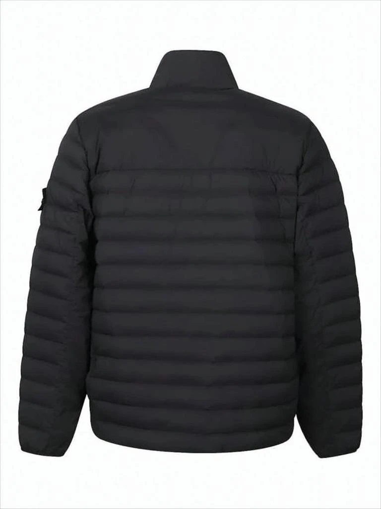 Stone Island Horizontal Quilted Padded Jacket with High Collar 2