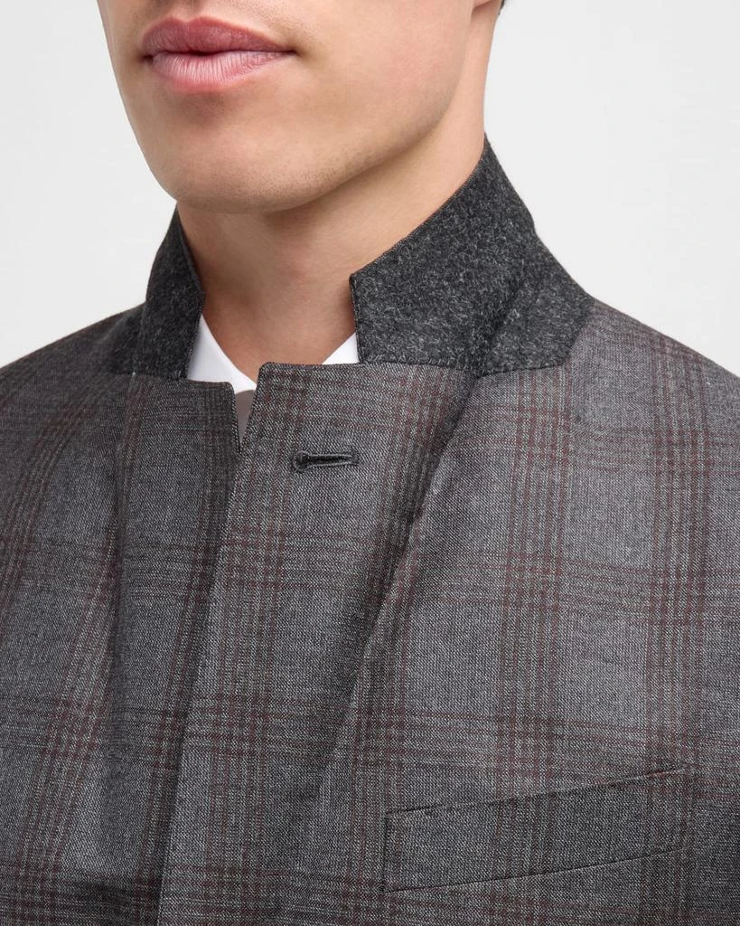 Giorgio Armani Men's Wool-Cashmere Plaid Sport Coat 6