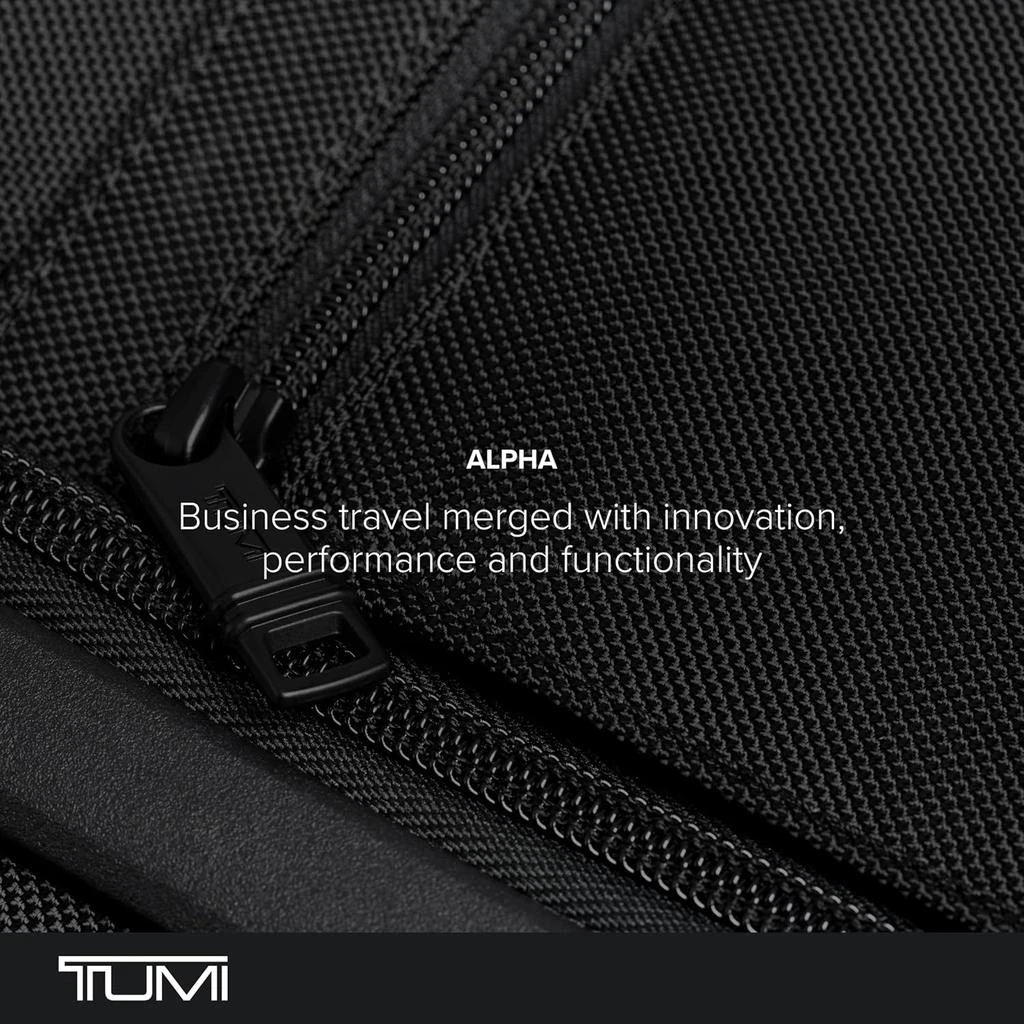 TUMI TUMI - Alpha Brief Pack - Men
s and Women
s Work and Travel Laptop Backpack with Padded Adjustable Strap - Fits Up to 15" Screen - Black 6