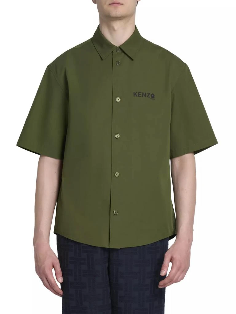Kenzo Boke Cotton Short-Sleeve Shirt 3