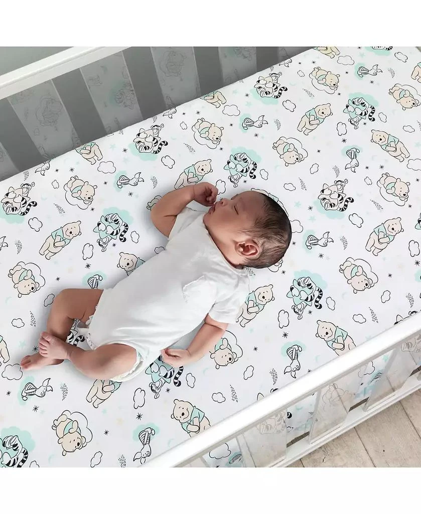 Lambs 
Ivy Baby Disney Winnie the Pooh Hugs 3-Piece Nursery Crib Bedding Set 4