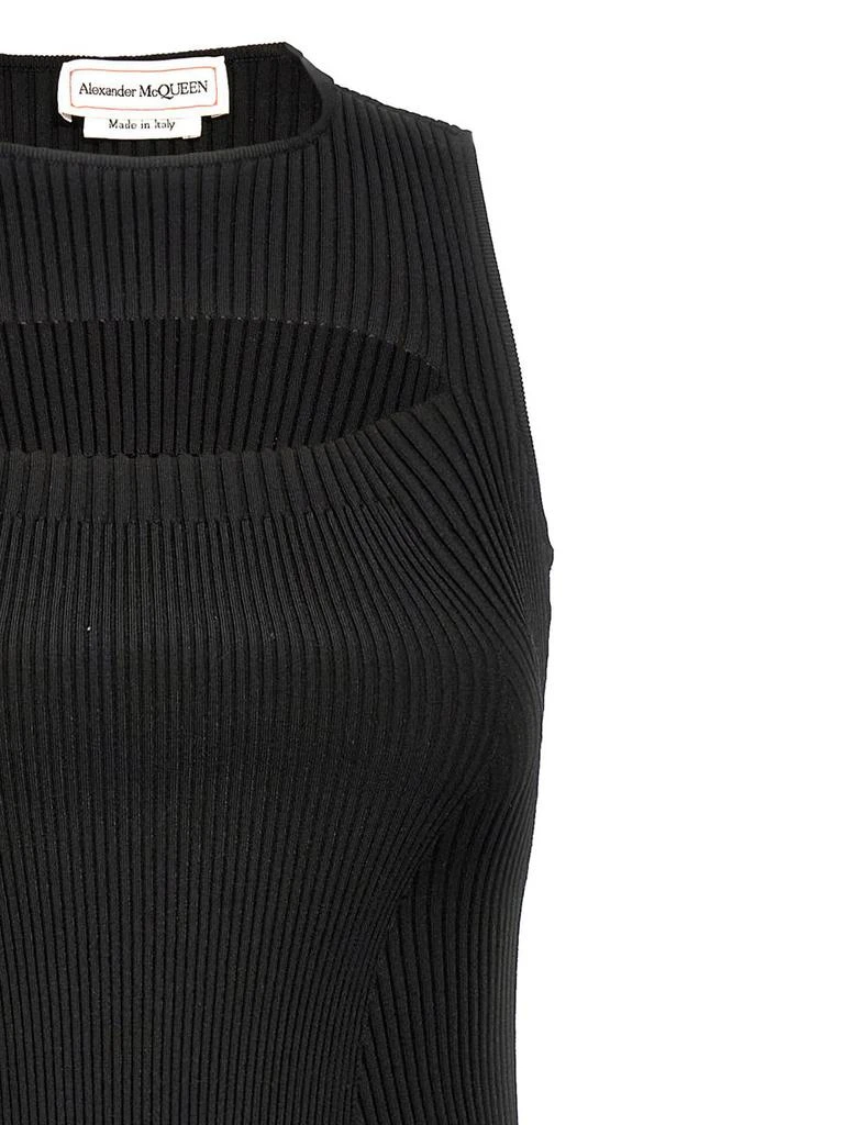 Alexander McQueen Alexander McQueen Ribbed Knit Dress 3