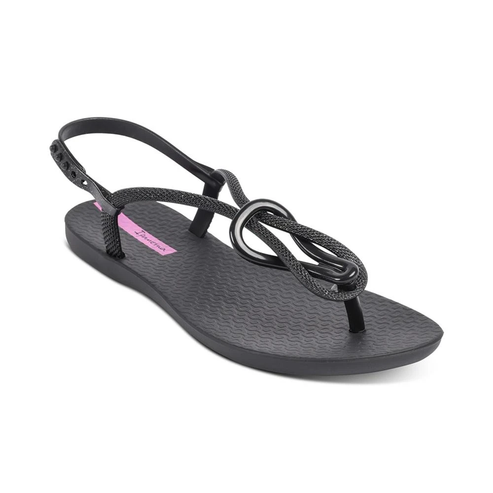 Ipanema Women's Trendy T-strap Flat Sandals