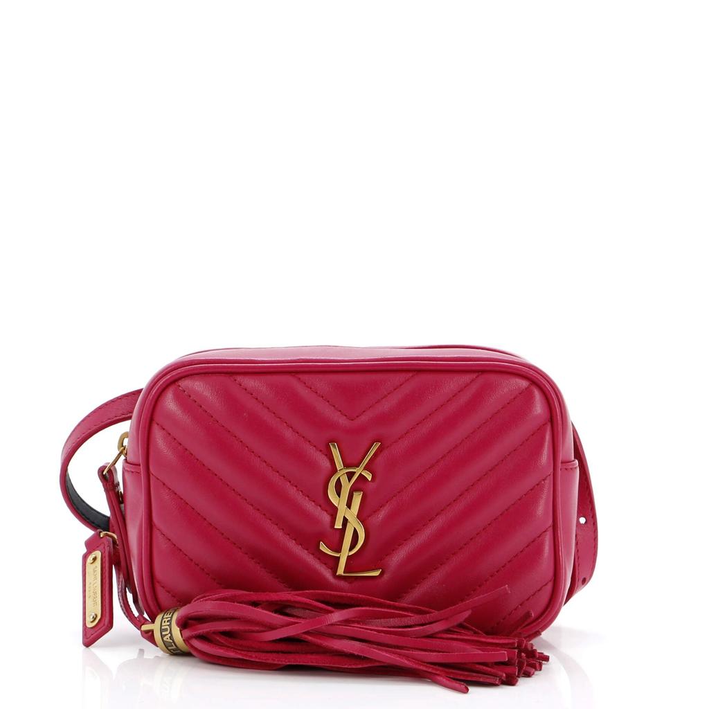 Yves Saint Laurent Lou Belt Bag Matelasse Chevron Leather