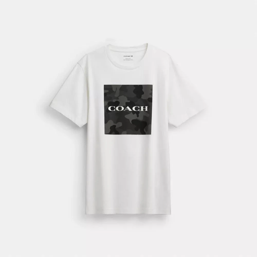 Coach Camo Classic T Shirt In Organic Cotton 1