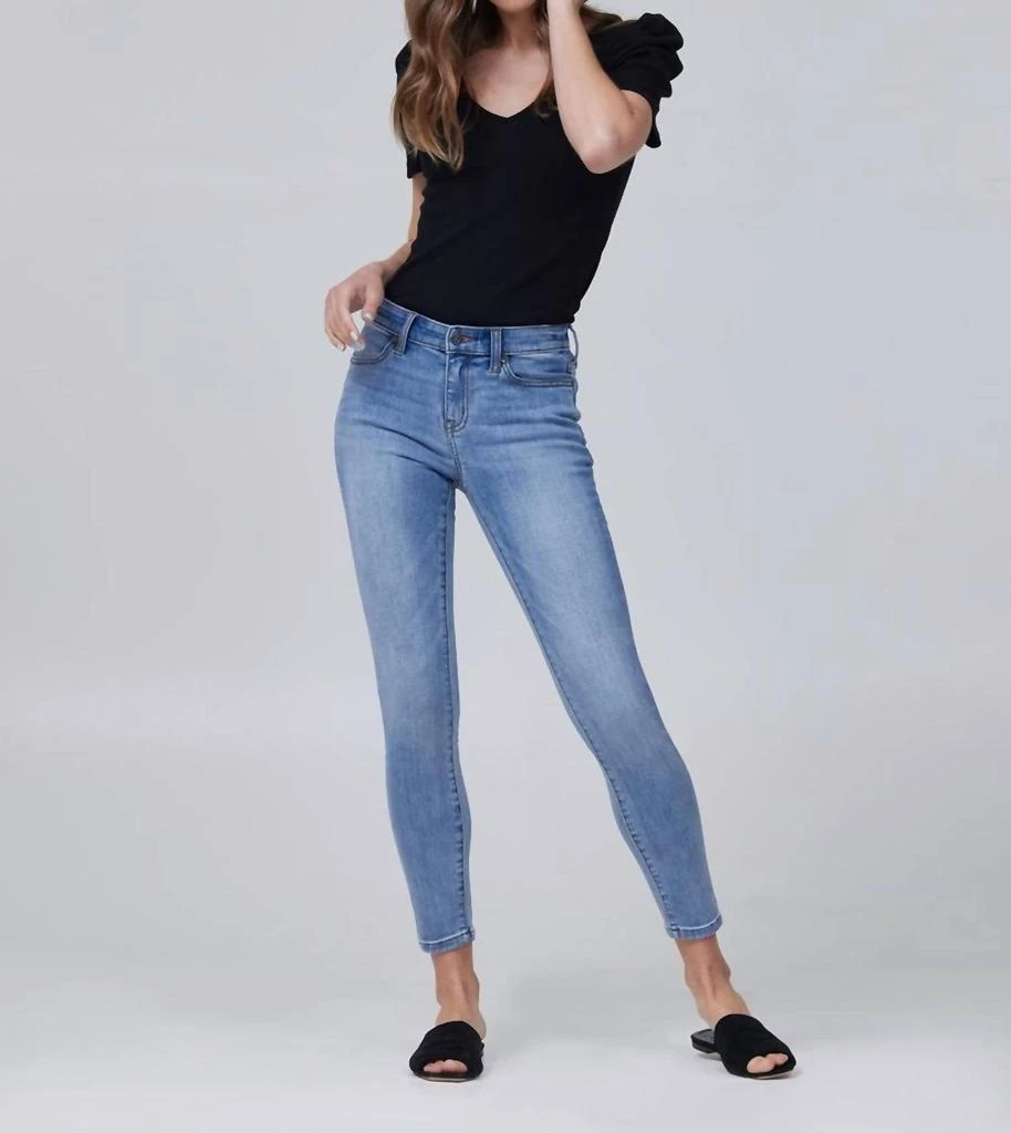 LILA RYAN Louise Mid-Rise Skinny Ankle Jeans In Randolph 1