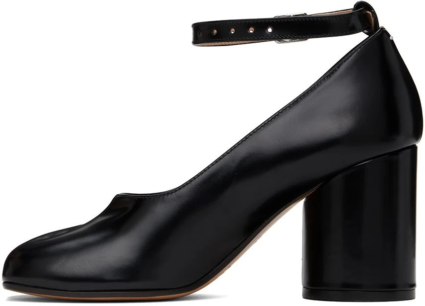 MAISON MARGIELA Black Tabi Leather Heels 3