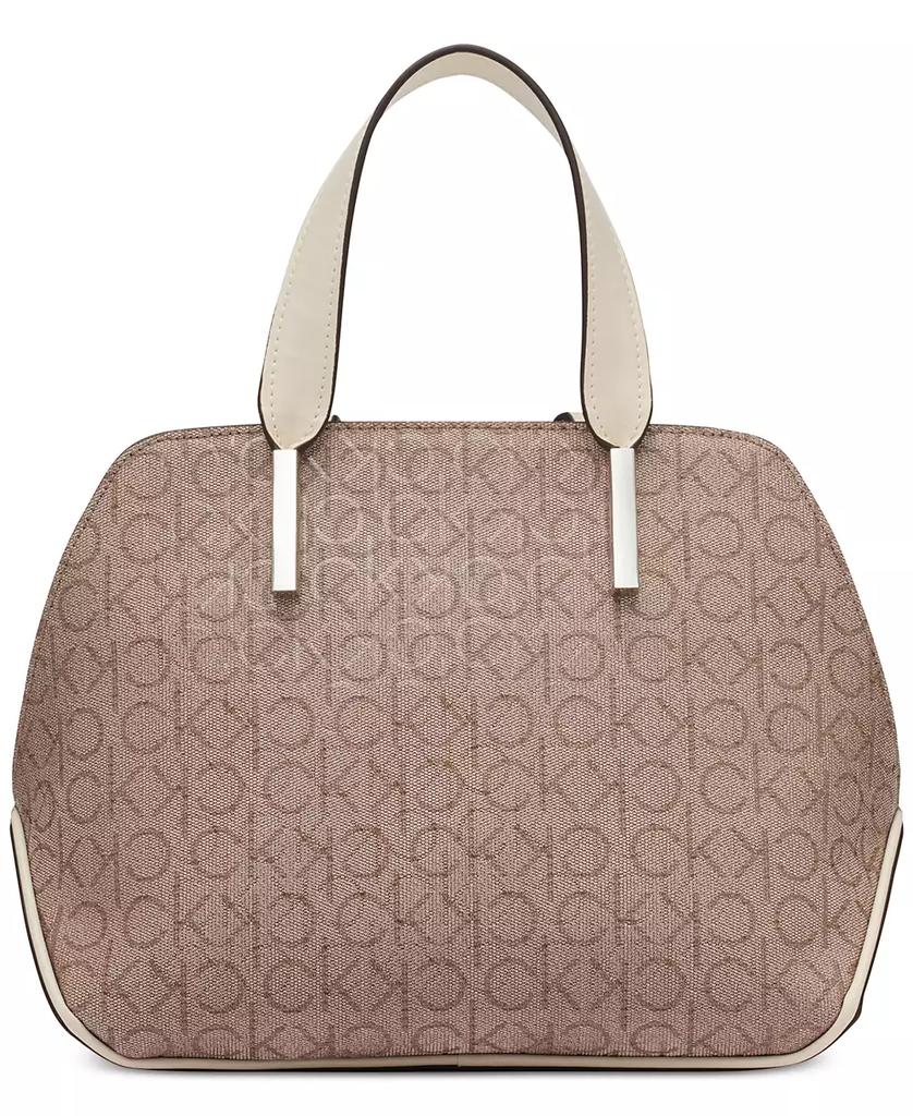(メル39111様1) Calvin Klein Audrey Floral Signature Convertible Satchel