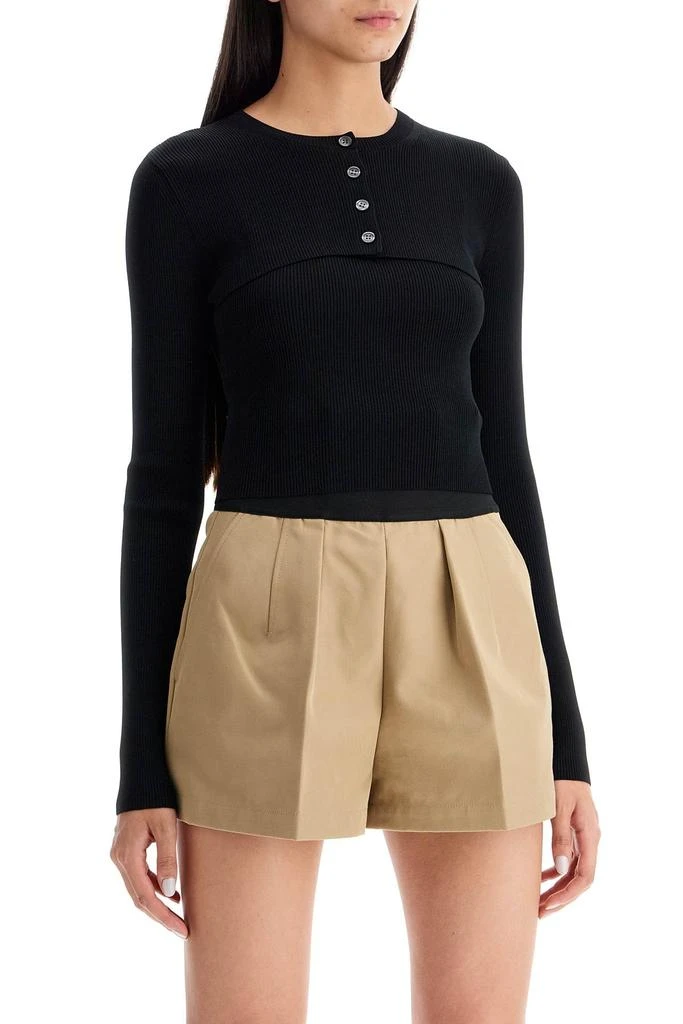 Alexander Wang Alexander Wang Two-Piece Cropped Set 1