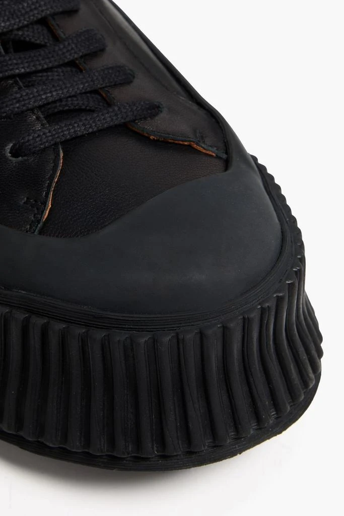 Jil Sander Leather platform sneakers 4