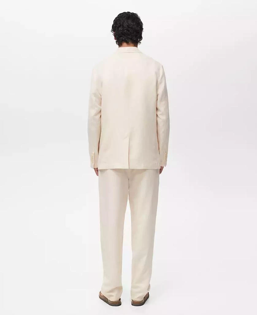 Mango Men's Linen Lyocell Suit Blazer 3