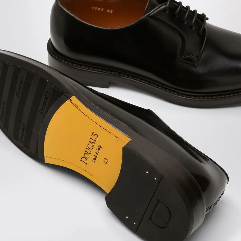 DOUCAL'S Low brown leather lace-up 5
