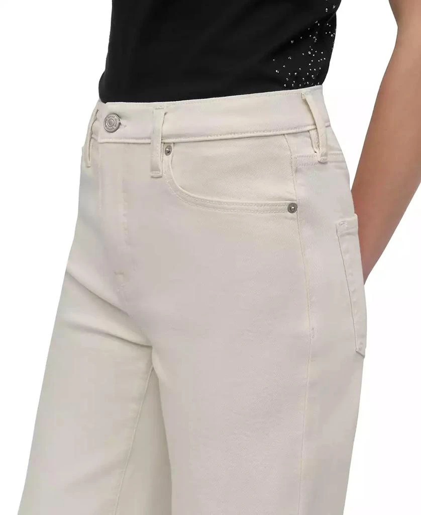 DKNY Petite Houston High-Rise Wide-Leg Jeans 5