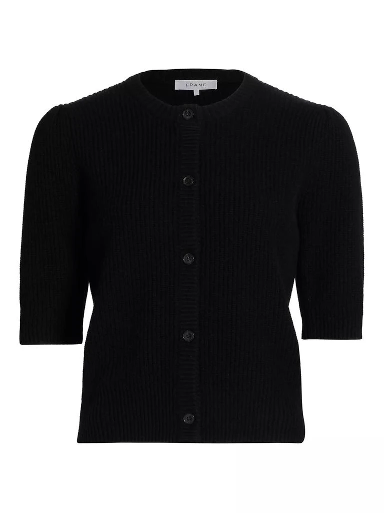 FRAME Shrunken Wool-Cashmere Cardigan 1