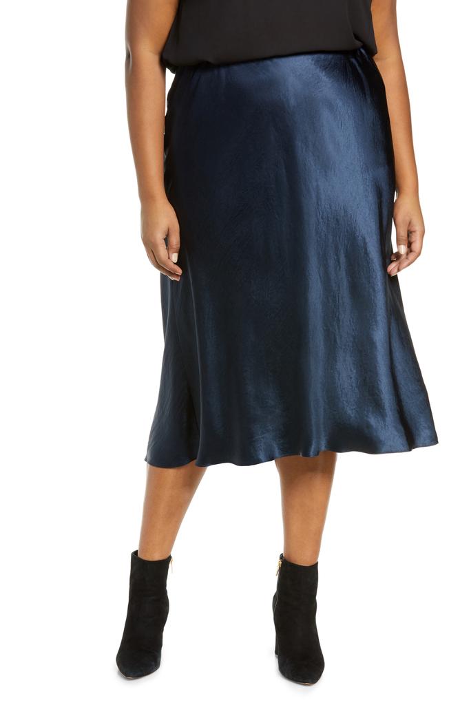 Vince Satin Slip Skirt