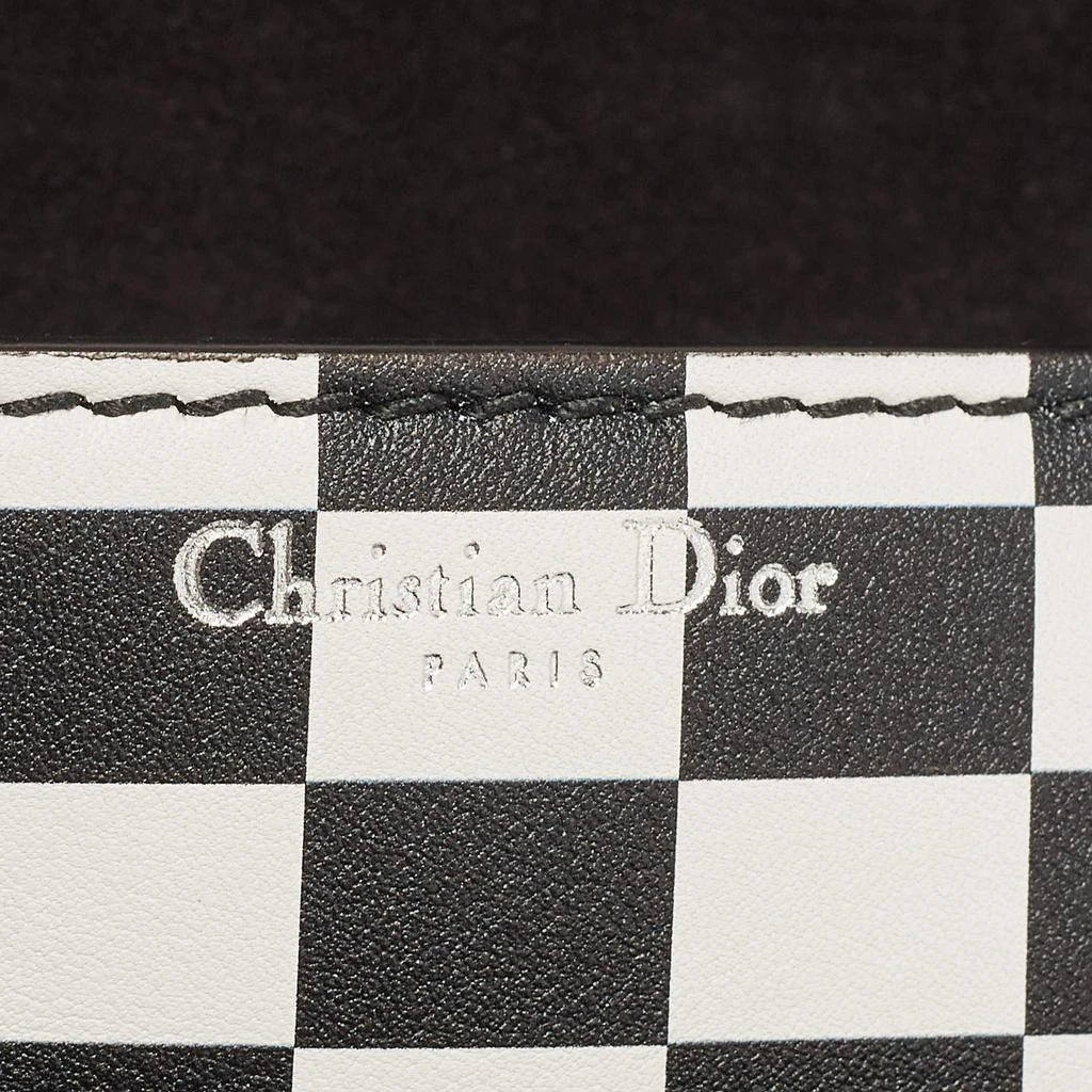 Dior Dior Black/White Leather Miss J'Adior Checkered Crossbody Bag 12