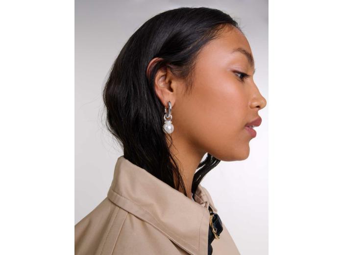 Maje Boucles d'oreilles perles