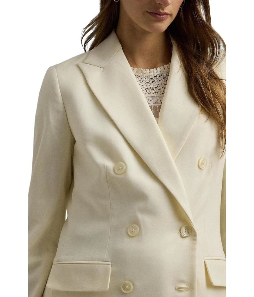 Lauren Ralph Lauren Double-Breasted Wool Crepe Blazer 3