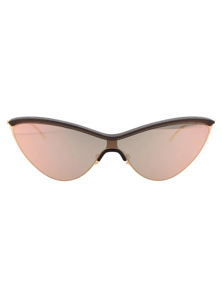 Shop 70MM Reverse Cat Eye Wrap Sunglasses on Sale at  display picture 3
