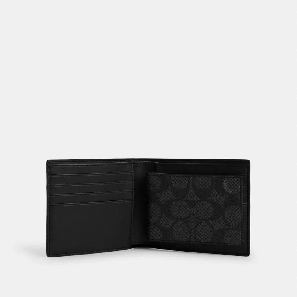 Coach 3 In 1 Wallet In Signature Canvas With Varsity Stripe 2