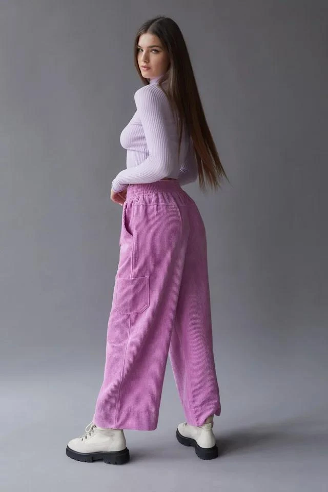 Urban Outfitters UO Drapey Corduroy Wide Leg Pant 3