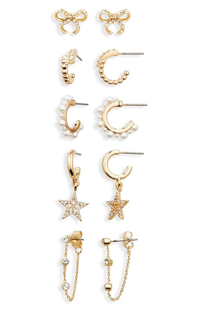 BAUBLEBAR Star 
Bow 5-Pack Earring Set 2