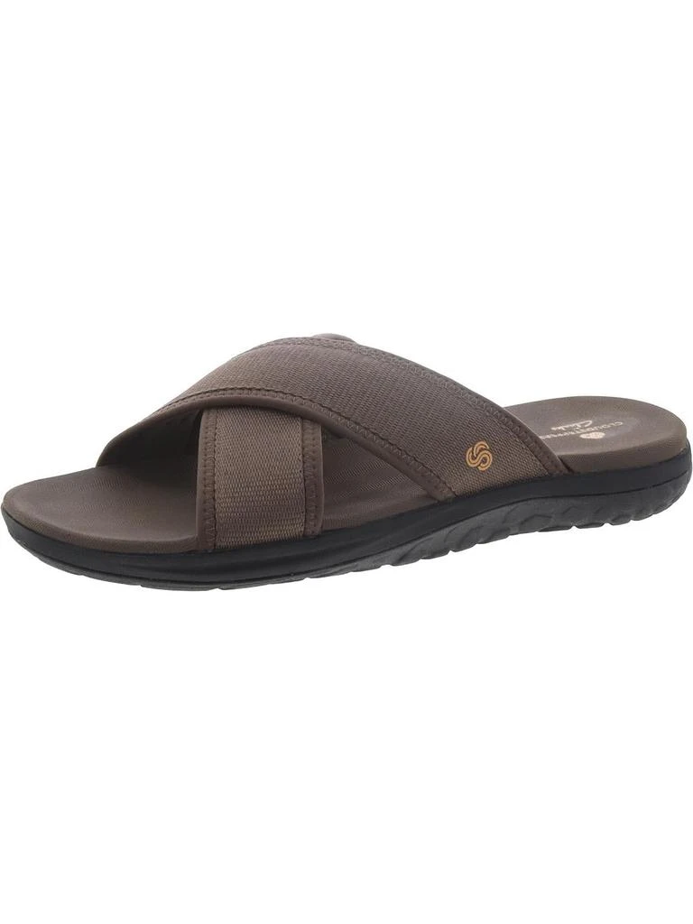 Cloudsteppers by Clarks Step Beat Sail Mens Criss-Cross Slip-On Slide Sandals 1