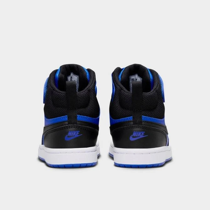 NIKE Little Kids' Nike Court Borough Mid 2 Casual Shoes 4