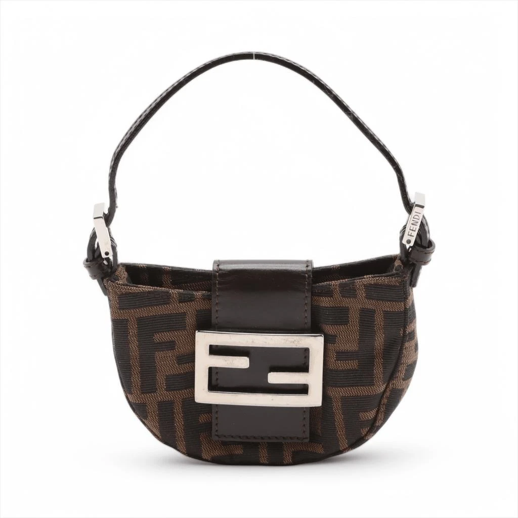 Fendi Mini Borsa Handbag Patent Canvas Clutche
Pouche Bag (Pre-Owned)