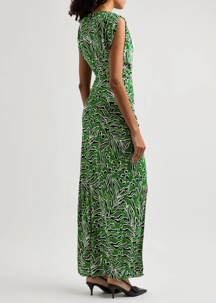 Diane von Furstenberg Gertrude printed jersey maxi dress 3