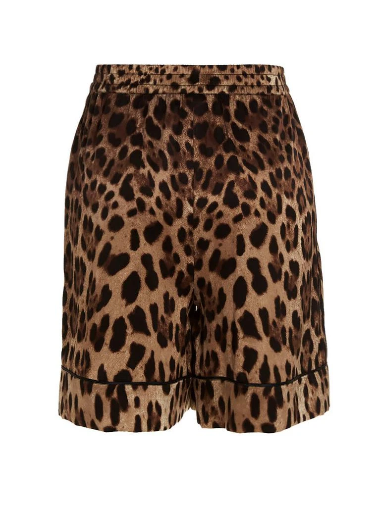 Dolce 
Gabbana Dolce 
Gabbana Leopard-Printed Elasticated Waistband Shorts 2