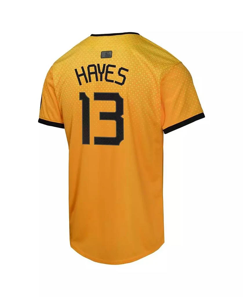 NIKE Big Boys and Girls Ke'Bryan Hayes Gold Pittsburgh Pirates City Connect Limited Player Jersey 3