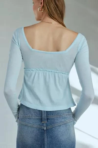 BDG BDG Brittney Long Sleeve Babydoll Top 3