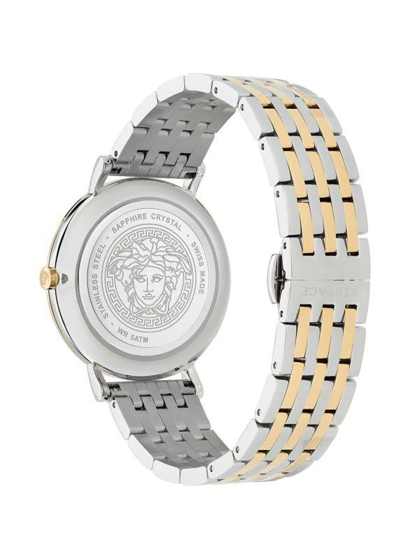 Versace V-Eternal Two-Tone Stainless Steel Bracelet Watch/42MM 4