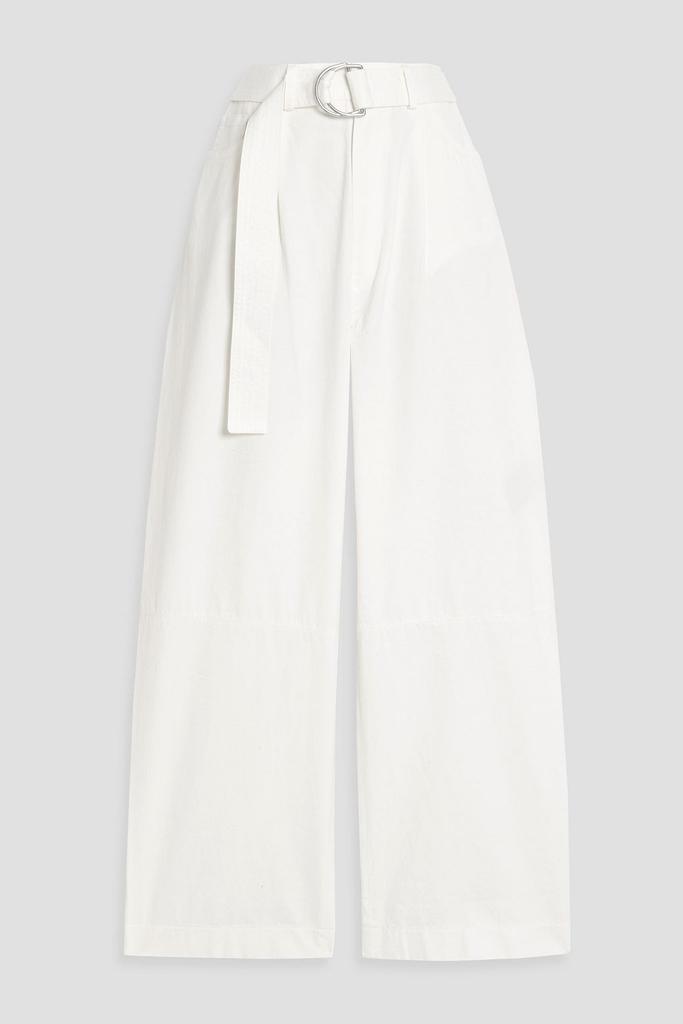 Nanushka Radia belted cotton-twill tapered pants