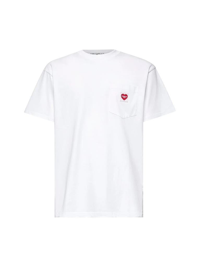 Carhartt WIP CARHARTT WIP | White cotton S/S Pocket Heart T-shirt | Man | XL 1