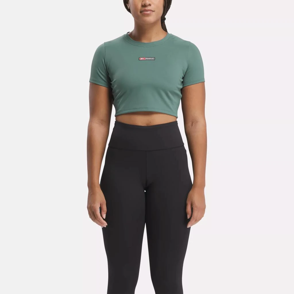 Reebok Women's Lux Bold Cropped Tee 1